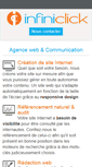 Mobile Screenshot of infiniclick.fr
